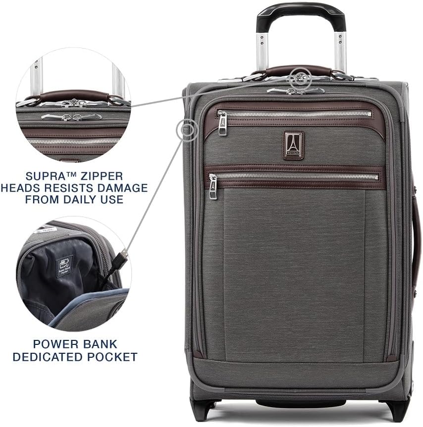 Platinum Elite Softside Expandable Carry on Luggage - Image 4